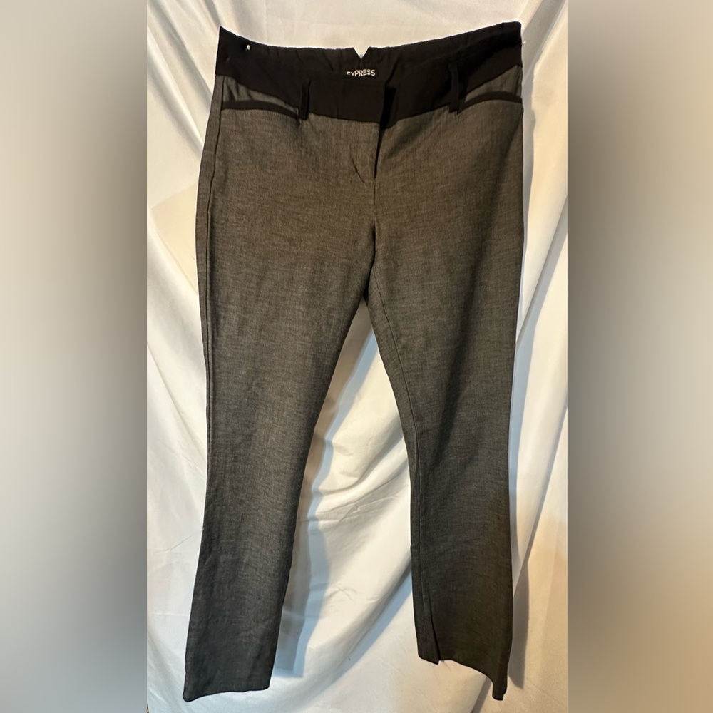 Woman’s Grey & Black Pants By Express “Columnist”